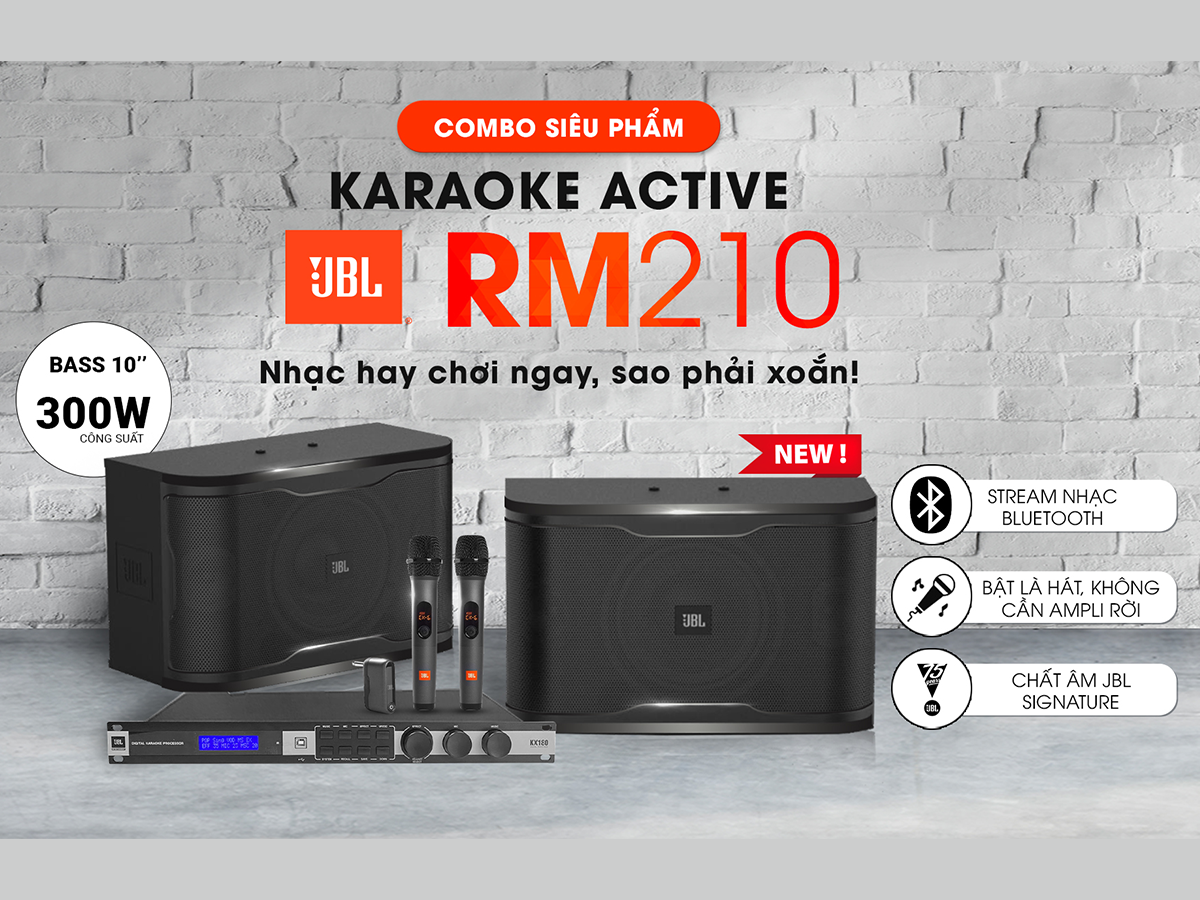 HƯỚNG DẪN KẾT NỐI 2 LOA KARAOKE JBL RM210